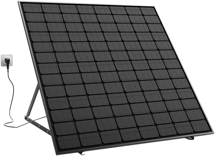 Zonnepaneel met stekker