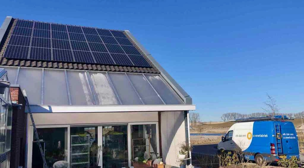 zonnepanelen in maart 2025